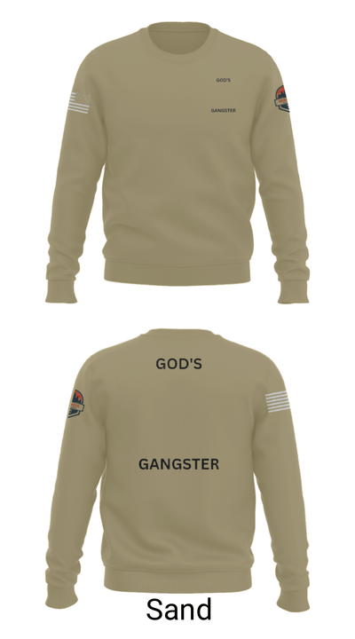 GOD'S GANGSTER 5799202 Crew Neck Sweatshirt - 42