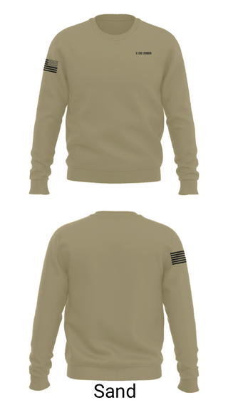 Crew Neck Sweatshirt, E CO 21BEB, Army, Teamtime, Team time, sublimation, custom sports apparel, team uniforms, spirit wear, spiritwear, sports uniforms, custom shirts, team store, custom team store, fundraiser sports, apparel fundraiser