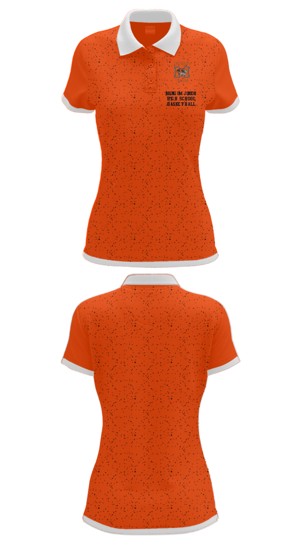 Women's Short Sleeve Performance Polo, Mangum Junior High School Basketball, Women's Basketball, Teamtime, Team time, sublimation, custom sports apparel, team uniforms, spirit wear, spiritwear, sports uniforms, custom shirts, team store, custom team store, fundraiser sports, apparel fundraiser