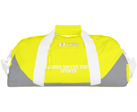 Duffle Bag, Illinois United Youth Sports, Spirit Store, Teamtime, Team time, sublimation, custom sports apparel, team uniforms, spirit wear, spiritwear, sports uniforms, custom shirts, team store, custom team store, fundraiser sports, apparel fundraiser