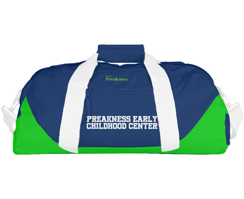 Duffle Bag, Preakness Early Childhood Center, Spirit Store, Teamtime, Team time, sublimation, custom sports apparel, team uniforms, spirit wear, spiritwear, sports uniforms, custom shirts, team store, custom team store, fundraiser sports, apparel fundraiser