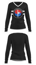 USTKDC 33860343 Women's Long Sleeve V-neck Shirt - 31