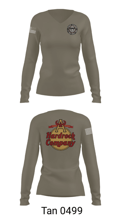 Hardrock Company 49031868 Women's Long Sleeve V-neck Shirt - 39