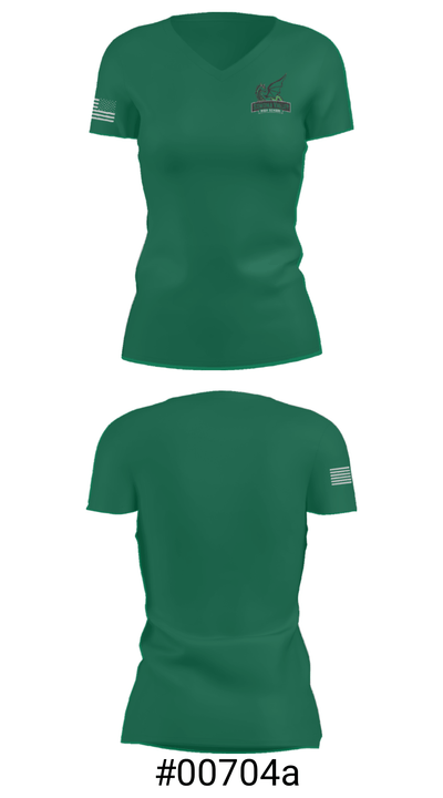 Sonoma Valley High School Swimming 39780566 Women's Short Sleeve V-neck Shirt - 21