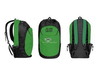 Gear Bag, West Jones High School Basketball, Women's Basketball, Teamtime, Team time, sublimation, custom sports apparel, team uniforms, spirit wear, spiritwear, sports uniforms, custom shirts, team store, custom team store, fundraiser sports, apparel fundraiser