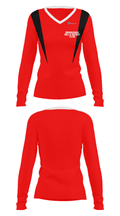 Birmingham Bulls-Hockey Club 67466756 Women's Long Sleeve V-neck Shirt - 27