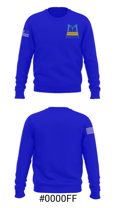 Meridian Public Charter School 9992956 Crew Neck Sweatshirt - 16