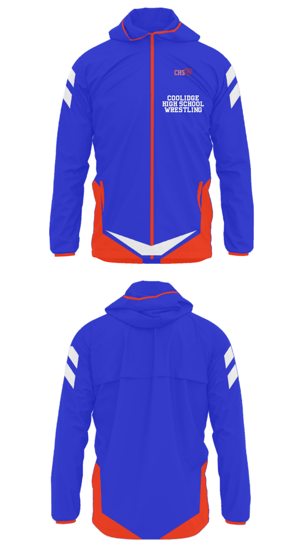 Windbreaker, Coolidge High School Wrestling, Wrestling, Teamtime, Team time, sublimation, custom sports apparel, team uniforms, spirit wear, spiritwear, sports uniforms, custom shirts, team store, custom team store, fundraiser sports, apparel fundraiser