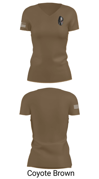 Women's Short Sleeve Vneck Shirt, , Army, Teamtime, Team time, sublimation, custom sports apparel, team uniforms, spirit wear, spiritwear, sports uniforms, custom shirts, team store, custom team store, fundraiser sports, apparel fundraiser