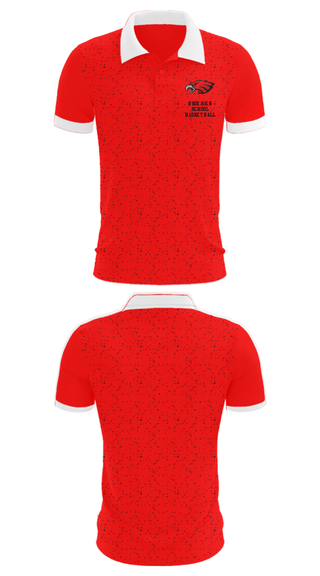 Short Sleeve Performance Polo, Rusk High School Basketball, Women's Basketball, Teamtime, Team time, sublimation, custom sports apparel, team uniforms, spirit wear, spiritwear, sports uniforms, custom shirts, team store, custom team store, fundraiser sports, apparel fundraiser