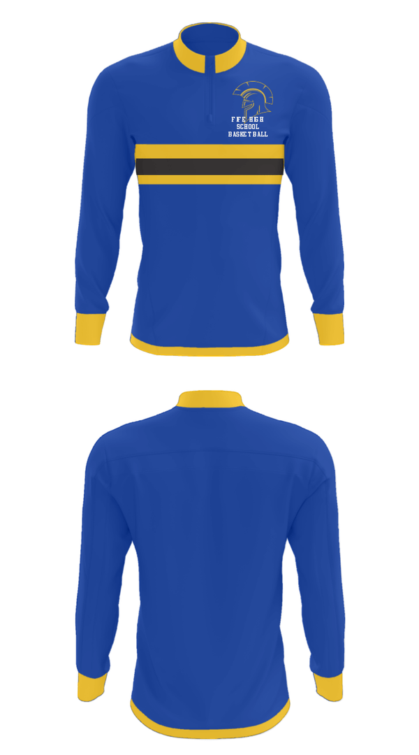 Quarter Zip Jacket, Fife High School Basketball, Women's Basketball, Teamtime, Team time, sublimation, custom sports apparel, team uniforms, spirit wear, spiritwear, sports uniforms, custom shirts, team store, custom team store, fundraiser sports, apparel fundraiser