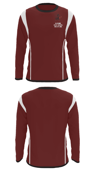Bayonne High School Wrestling 48956156 Long Sleeve Performance Shirt - 32