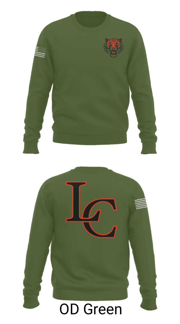 Crew Neck Sweatshirt, Liberty Center Middle School, Spirit Store, Teamtime, Team time, sublimation, custom sports apparel, team uniforms, spirit wear, spiritwear, sports uniforms, custom shirts, team store, custom team store, fundraiser sports, apparel fundraiser