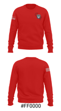 Caney Valley Wrestling 98164872 Crew Neck Sweatshirt - 16