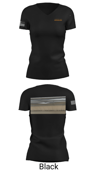 Women's Short Sleeve Vneck Shirt, North GA Gutters And Roofing, , Teamtime, Team time, sublimation, custom sports apparel, team uniforms, spirit wear, spiritwear, sports uniforms, custom shirts, team store, custom team store, fundraiser sports, apparel fundraiser