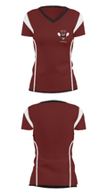 Bayonne High School Wrestling 48956156 Women's Short Sleeve V-neck Shirt - 29