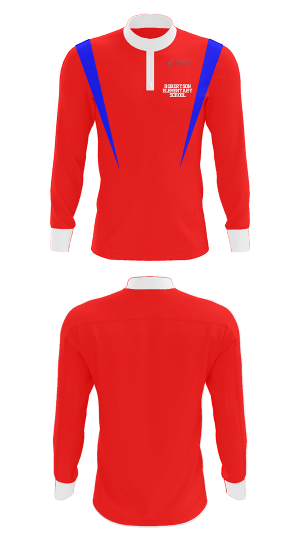 Quarter Zip Jacket, Robertson Elementary School, Spirit Store, Teamtime, Team time, sublimation, custom sports apparel, team uniforms, spirit wear, spiritwear, sports uniforms, custom shirts, team store, custom team store, fundraiser sports, apparel fundraiser