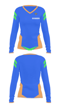 Huggers 62343622 Women's Long Sleeve V-neck Shirt - 31