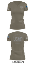611 CES 65338274 Women's Short Sleeve V-neck Shirt - 36