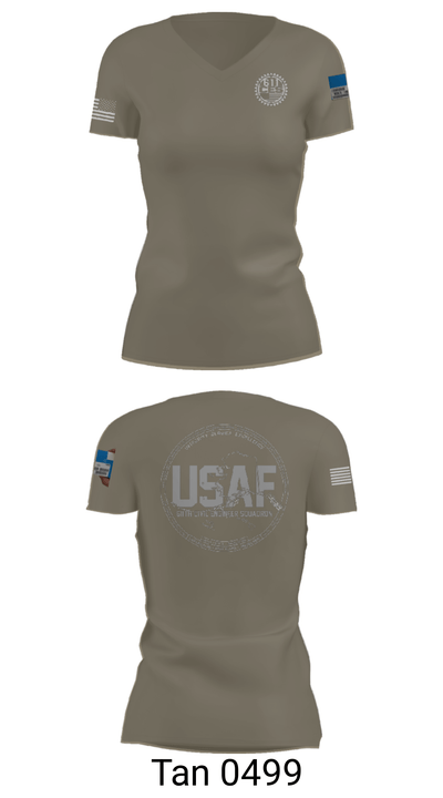 611 CES 65338274 Women's Short Sleeve V-neck Shirt - 36