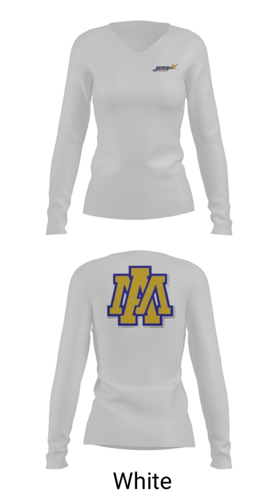 Altoona-Midway Middle/High School 2024250 Women's Long Sleeve V-neck Shirt - 6