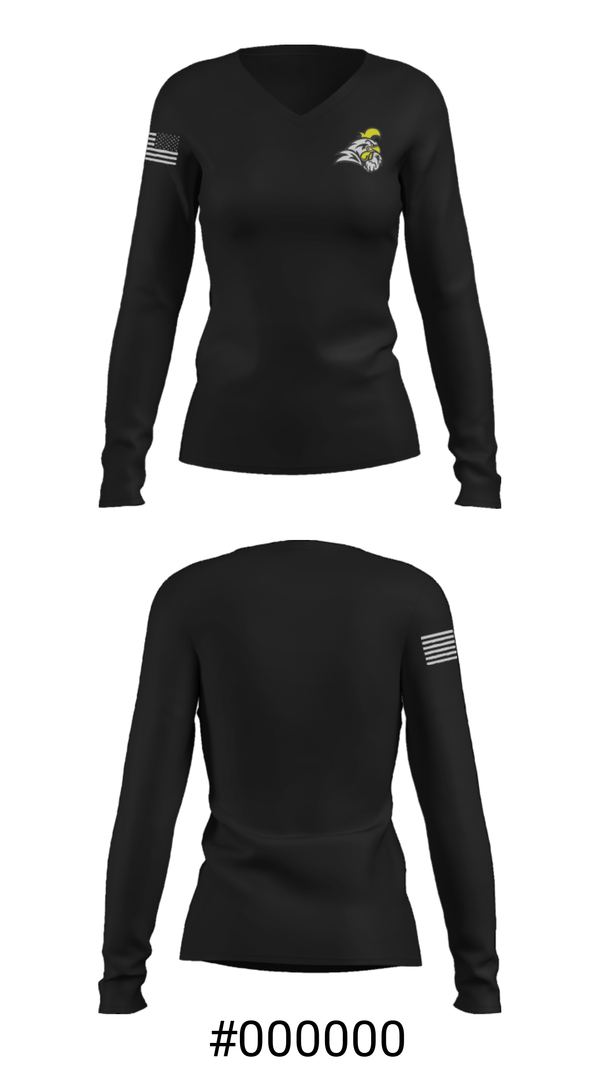 Women's Long Sleeve Vneck Shirt, Palco Senior High School Basketball, Women's Basketball, Teamtime, Team time, sublimation, custom sports apparel, team uniforms, spirit wear, spiritwear, sports uniforms, custom shirts, team store, custom team store, fundraiser sports, apparel fundraiser