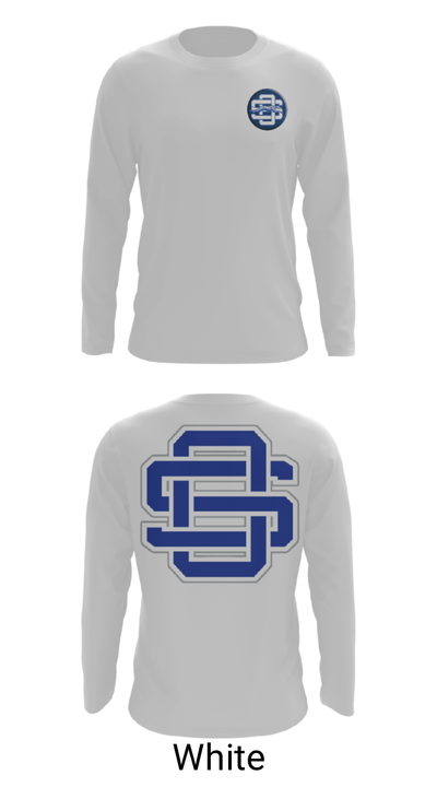 Ocean Springs Middle School Basketball 48303551 Long Sleeve Performance Shirt - 4
