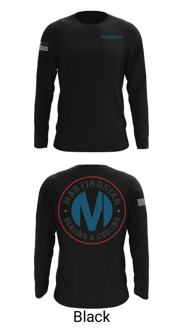 Long Sleeve Performance Shirt, Martirosian Heating and Cooling, , Teamtime, Team time, sublimation, custom sports apparel, team uniforms, spirit wear, spiritwear, sports uniforms, custom shirts, team store, custom team store, fundraiser sports, apparel fundraiser