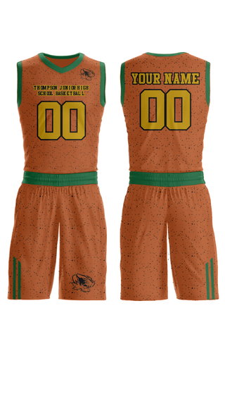 Womens Reversible Basketball Jersey, Thompson Junior High School Basketball, Women's Basketball, Teamtime, Team time, sublimation, custom sports apparel, team uniforms, spirit wear, spiritwear, sports uniforms, custom shirts, team store, custom team store, fundraiser sports, apparel fundraiser