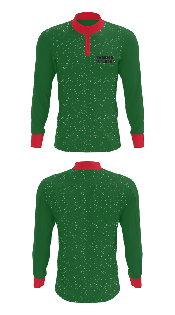 Quarter Zip Jacket, Pa Brown Cleaning, Men's Soccer, Teamtime, Team time, sublimation, custom sports apparel, team uniforms, spirit wear, spiritwear, sports uniforms, custom shirts, team store, custom team store, fundraiser sports, apparel fundraiser
