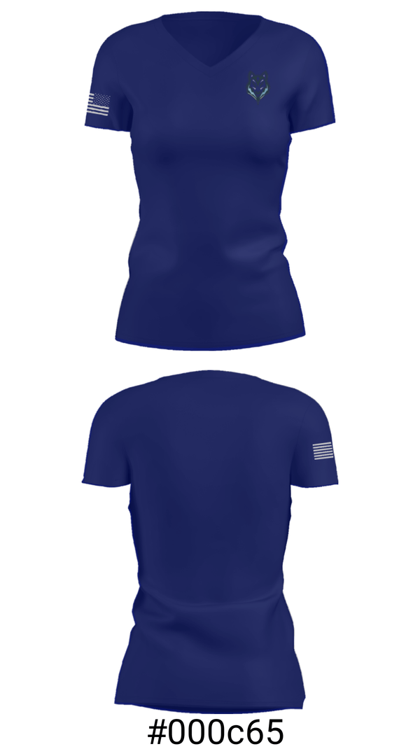 Women's Short Sleeve Vneck Shirt, Hunter Huss High School, Wrestling, Teamtime, Team time, sublimation, custom sports apparel, team uniforms, spirit wear, spiritwear, sports uniforms, custom shirts, team store, custom team store, fundraiser sports, apparel fundraiser