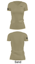 E CO 21BEB 21998530 Women's Short Sleeve V-neck Shirt - 44