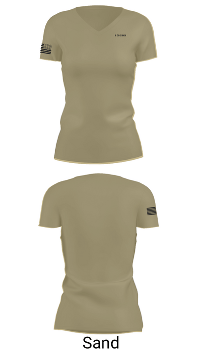 E CO 21BEB 21998530 Women's Short Sleeve V-neck Shirt - 44