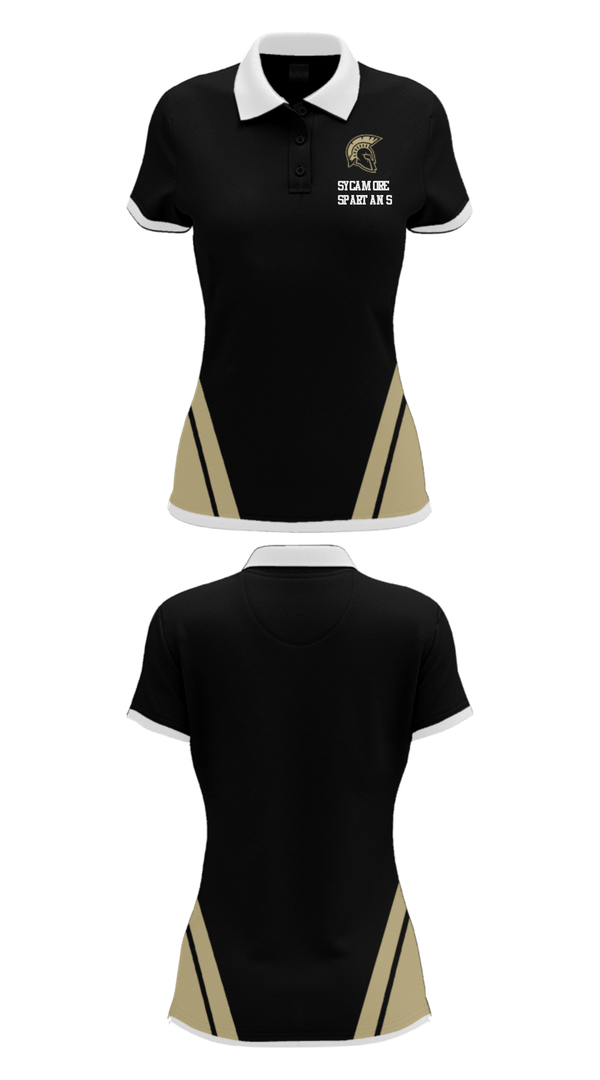 Women's Short Sleeve Performance Polo, Sycamore wrestling team, Wrestling, Teamtime, Team time, sublimation, custom sports apparel, team uniforms, spirit wear, spiritwear, sports uniforms, custom shirts, team store, custom team store, fundraiser sports, apparel fundraiser