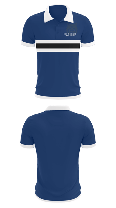 Wagner Gen Louis Middle School 64762741 Short Sleeve Performance Polo - 34