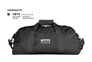Duffle Bag, MTFPD Water Rescue Teams, Fire Department, Teamtime, Team time, sublimation, custom sports apparel, team uniforms, spirit wear, spiritwear, sports uniforms, custom shirts, team store, custom team store, fundraiser sports, apparel fundraiser