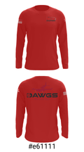 Dawgs Aviation 13056460 Long Sleeve Performance Shirt - 18