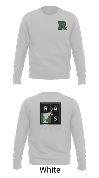 Crew Neck Sweatshirt, Rapoport Academy Public School-Meyer High School Basketball, Women's Basketball, Teamtime, Team time, sublimation, custom sports apparel, team uniforms, spirit wear, spiritwear, sports uniforms, custom shirts, team store, custom team store, fundraiser sports, apparel fundraiser