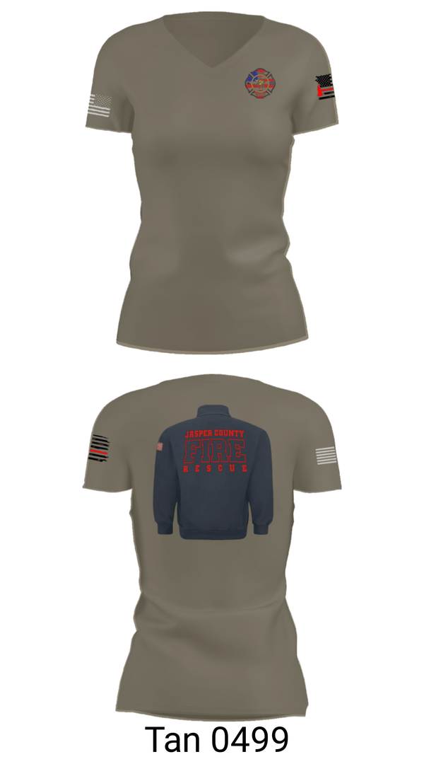 Women's Short Sleeve Vneck Shirt, , Fire Department, Teamtime, Team time, sublimation, custom sports apparel, team uniforms, spirit wear, spiritwear, sports uniforms, custom shirts, team store, custom team store, fundraiser sports, apparel fundraiser