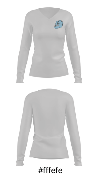 Women's Long Sleeve Vneck Shirt, Bridgeport High School Basketball, Women's Basketball, Teamtime, Team time, sublimation, custom sports apparel, team uniforms, spirit wear, spiritwear, sports uniforms, custom shirts, team store, custom team store, fundraiser sports, apparel fundraiser