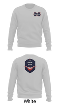 Manvel High School Swimming 12453838 Crew Neck Sweatshirt - 2
