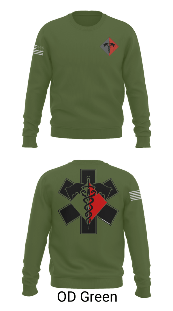 Crew Neck Sweatshirt, , Army, Teamtime, Team time, sublimation, custom sports apparel, team uniforms, spirit wear, spiritwear, sports uniforms, custom shirts, team store, custom team store, fundraiser sports, apparel fundraiser