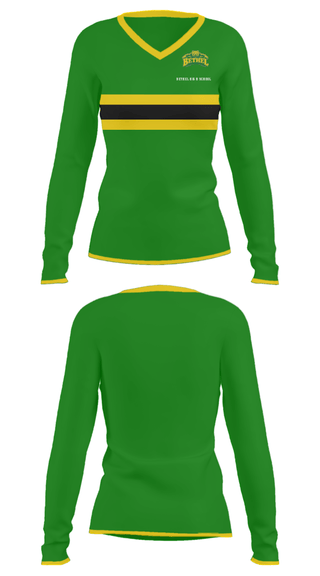 Women's Long Sleeve Vneck Shirt, Bethel High School, Wrestling, Teamtime, Team time, sublimation, custom sports apparel, team uniforms, spirit wear, spiritwear, sports uniforms, custom shirts, team store, custom team store, fundraiser sports, apparel fundraiser