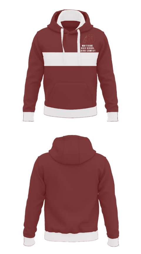 Hoodie, Northside High School Cross Country, Cross Country, Teamtime, Team time, sublimation, custom sports apparel, team uniforms, spirit wear, spiritwear, sports uniforms, custom shirts, team store, custom team store, fundraiser sports, apparel fundraiser