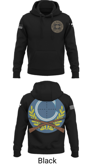 Hoodie, El Cid Marksmen, the Competitive Shooting Club at The Citadel, , Teamtime, Team time, sublimation, custom sports apparel, team uniforms, spirit wear, spiritwear, sports uniforms, custom shirts, team store, custom team store, fundraiser sports, apparel fundraiser