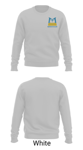 Crew Neck Sweatshirt, Meridian Public Charter School, Spirit Store, Teamtime, Team time, sublimation, custom sports apparel, team uniforms, spirit wear, spiritwear, sports uniforms, custom shirts, team store, custom team store, fundraiser sports, apparel fundraiser