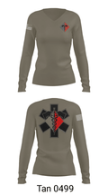 MEDICS 307th AEB 3679991 Women's Long Sleeve V-neck Shirt - 39