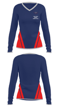 Fivay High School Basketball 33320282 Women's Long Sleeve V-neck Shirt - 23