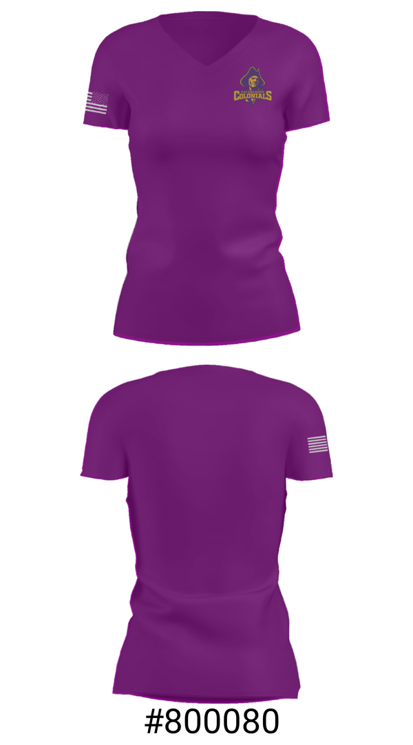 Women's Short Sleeve Vneck Shirt, Clay High School Swimming, Swimming, Teamtime, Team time, sublimation, custom sports apparel, team uniforms, spirit wear, spiritwear, sports uniforms, custom shirts, team store, custom team store, fundraiser sports, apparel fundraiser