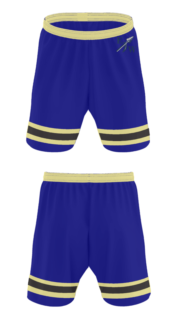 Athletic Shorts With Pockets, Eastern Wayne High School Basketball, Women's Basketball, Teamtime, Team time, sublimation, custom sports apparel, team uniforms, spirit wear, spiritwear, sports uniforms, custom shirts, team store, custom team store, fundraiser sports, apparel fundraiser